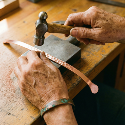 Vera's Lodestone Copper Bracelet