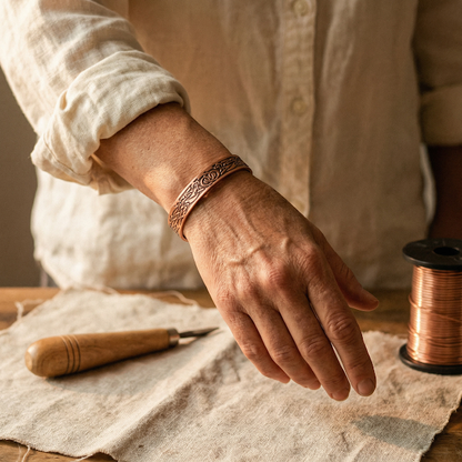 Vera's Flow Copper Bracelet