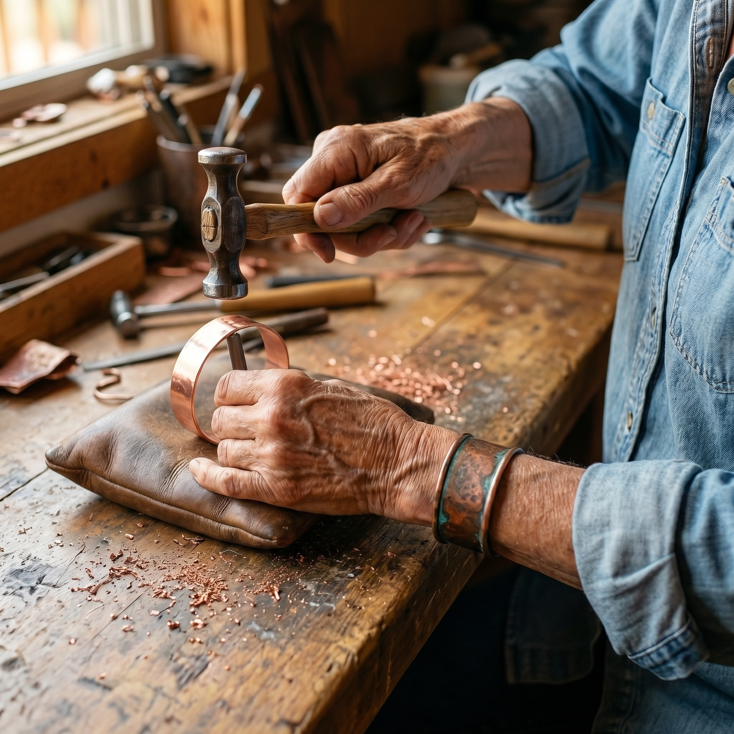 Vera's Wick Copper Bracelet