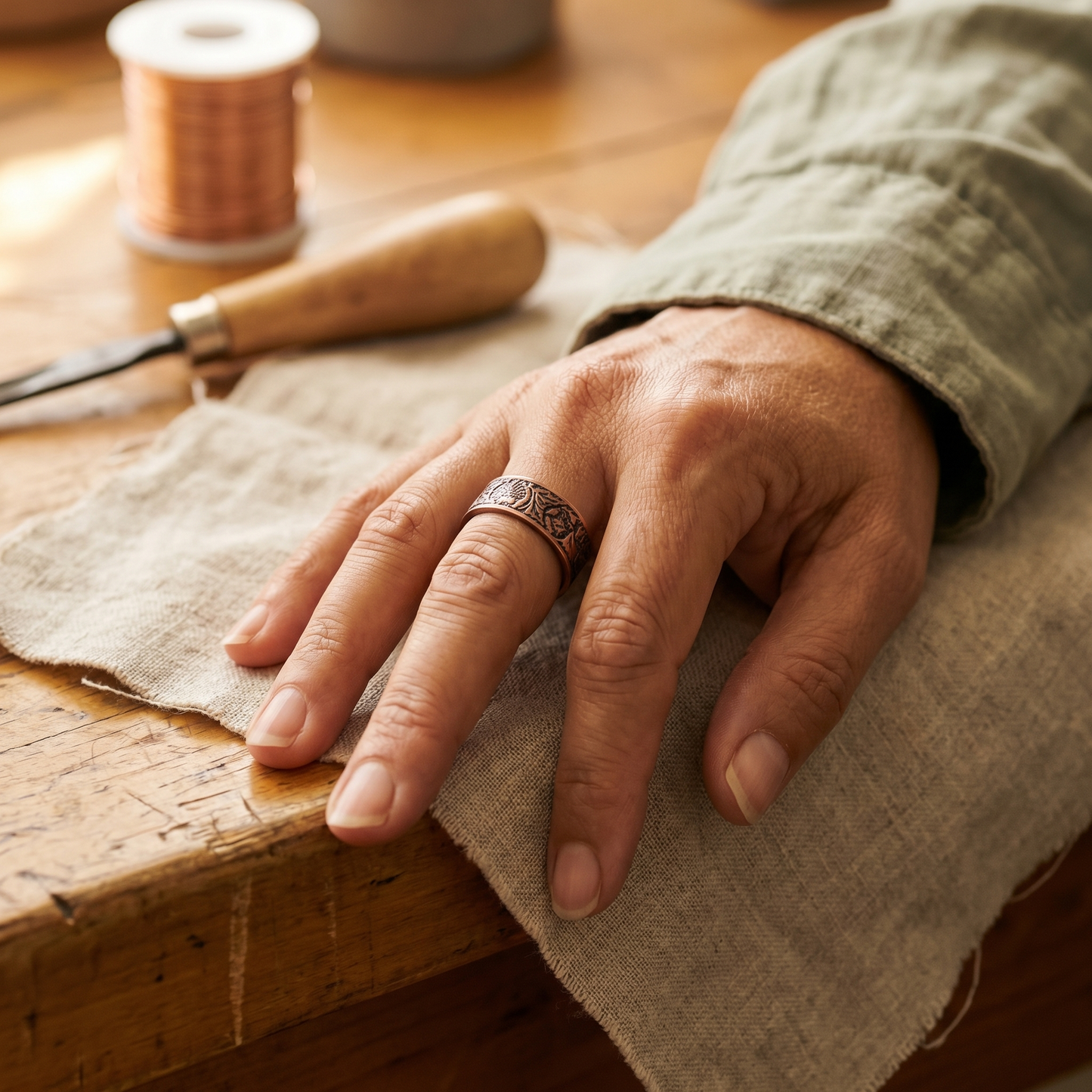 Vera's Bole Copper Ring