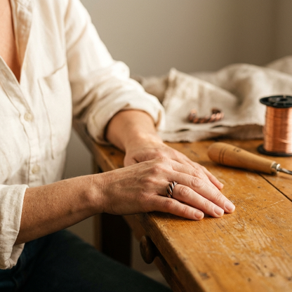 Vera's Tine Copper Ring