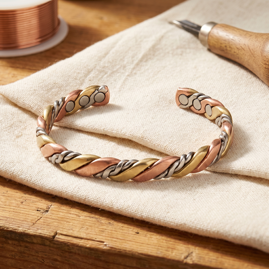 Vera's Stone Copper Bracelet