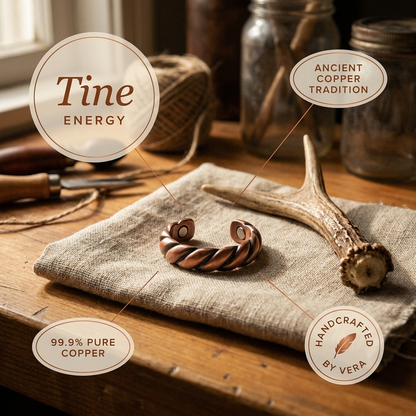 Vera's Tine Copper Ring