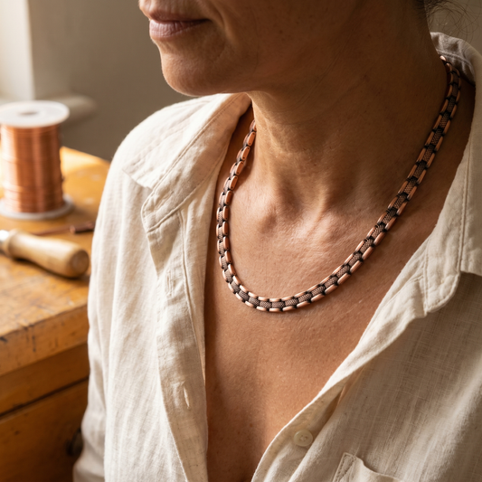Vera's Haze Copper Necklace
