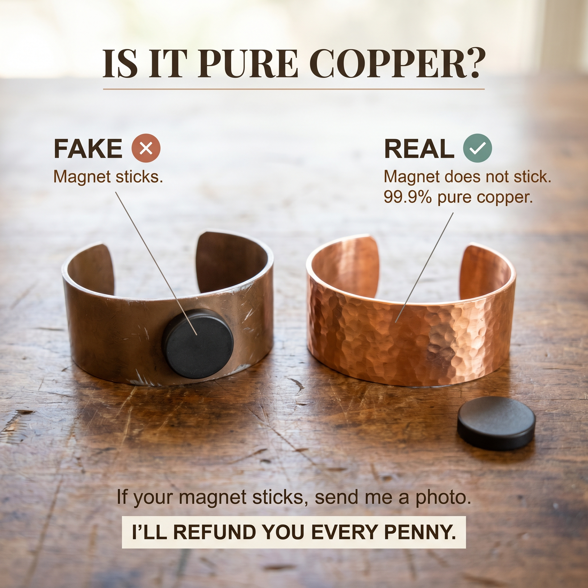 Vera's Ridge Copper Bracelet