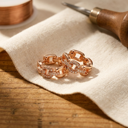 Vera's Tor Copper Earrings